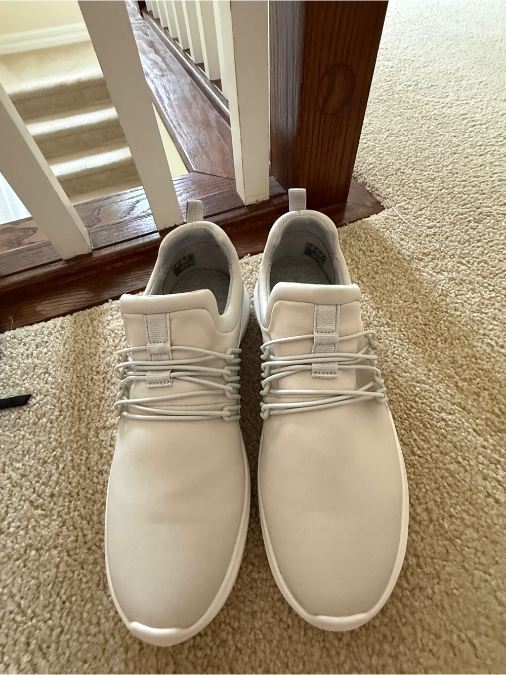 Cloudsteppers by Clarks Women's White Casual Lace-Up Sneakers